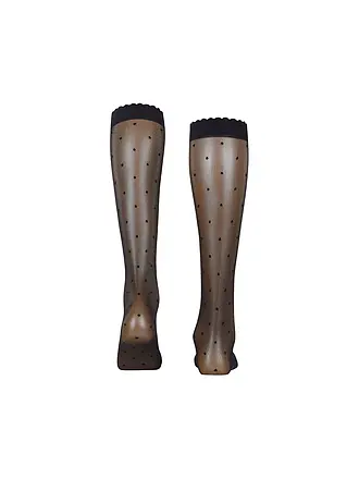 FALKE | Chaussettes hautes DOT 15 Den marine | schwarz